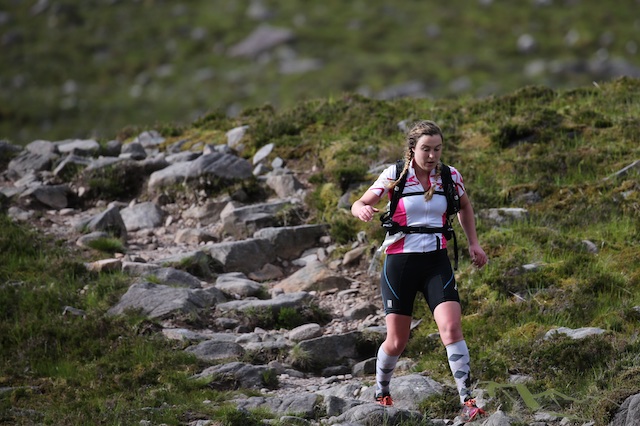However Siobhan regained the lead during the run over the Coulin Pass and then over Beinn Eighe.